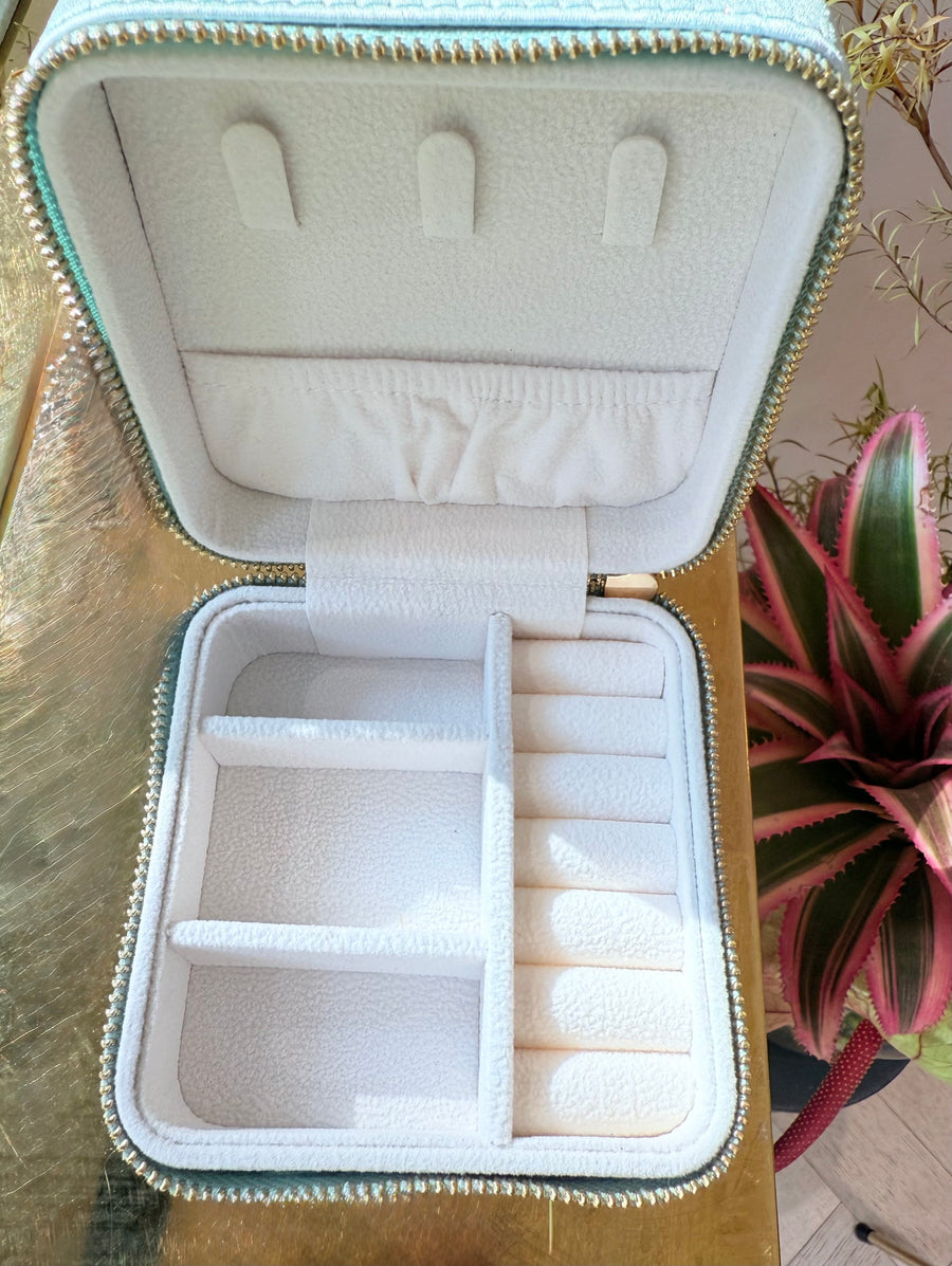 Blue Jewelry Case