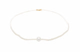 Akoya Pearl Necklace 18k handmade fine jewelry