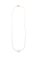 Akoya Pearl Necklace 18k handmade fine jewelry 3