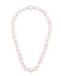 Akoya Pearl & Pink Sapphire Aphrodite Necklace 18K gold handmade fine jewelry