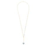 Akoya & Tahitian Pearl adjustable 18k fine jewelry Lasso Necklace 2