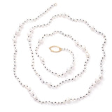 Aphrodite Akoya Pearl Necklace 18k handmade necklace 