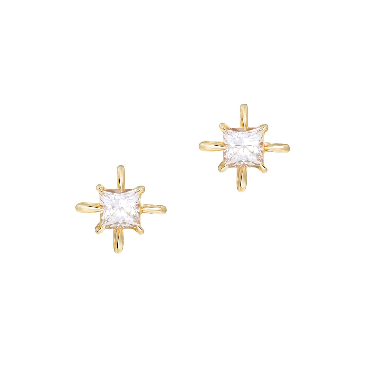 April Birthstone Diamond Studs