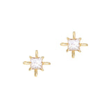 April Birthstone Diamond Studs