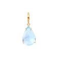 Aquamarine Neptune Pendant 18k handmade fine jewelry