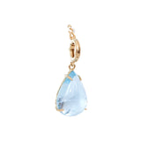 Aquamarine Neptune Pendant 18k handmade fine jewelry 2