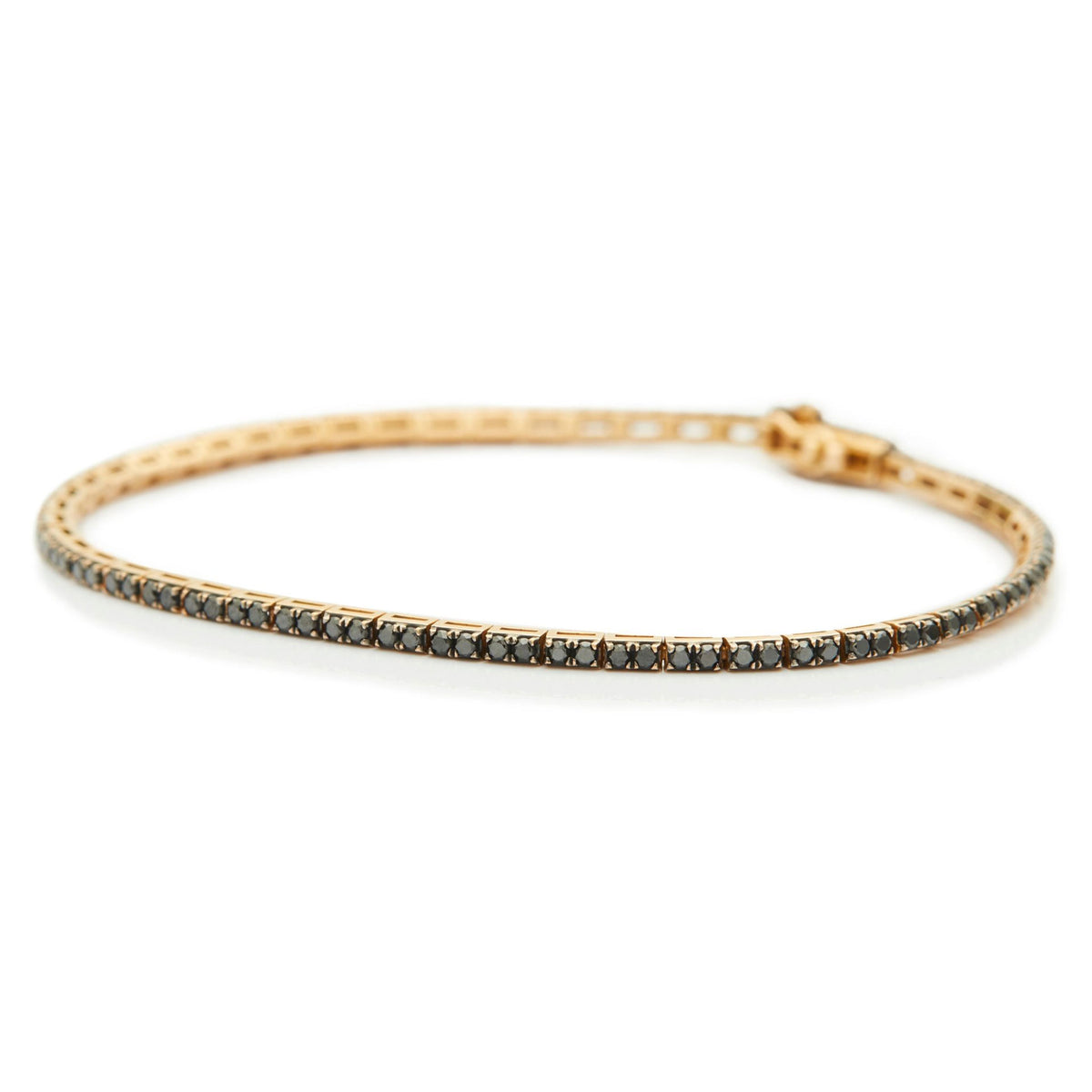 Black Diamond Tennis Bracelet