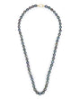 Black Pearl With Fisheye Closure Necklace handmade fine jewelry