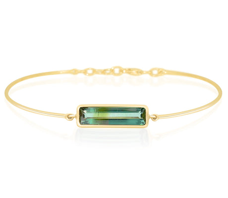 Blue-Green_Lagoon_Tourmaline_Bar_Bangle_18K_Stackable_design 1