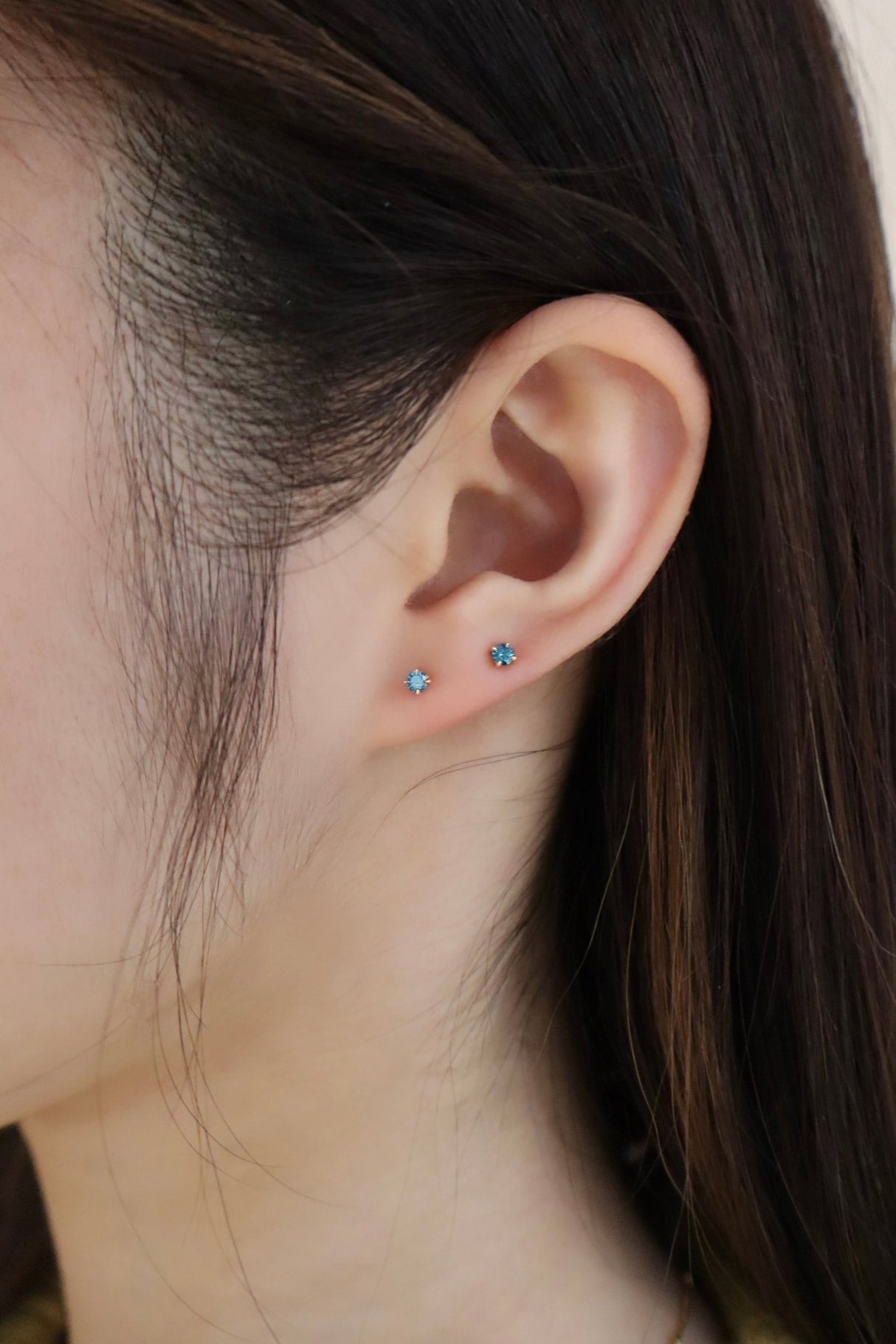 Colored Diamond Studs