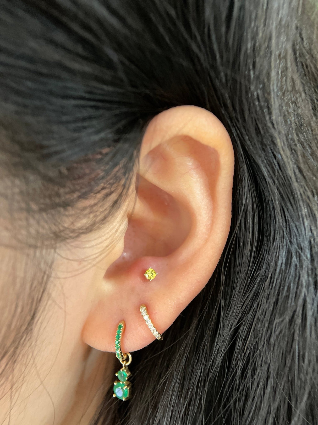 Canary Yellow Diamond Studs