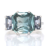 Ceylon Sapphire & Spinel Bar Ring