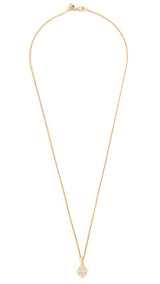 Champagne Diamond Compass Necklace 18k handmade fine jewelry 