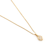 Champagne Diamond Compass Necklace 18k handmade fine jewelry 3