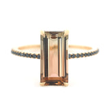 Color Change Watermelon Tourmaline Protection Ring