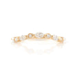 Diamond Crown Ring 18k gold stackable ring