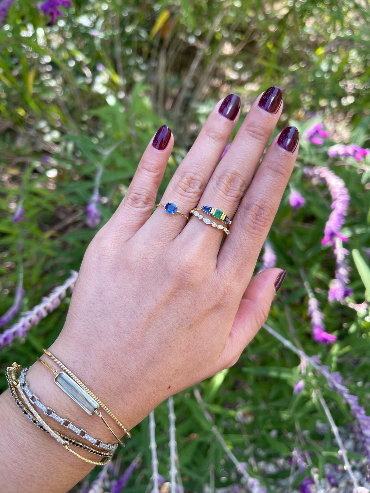 Diamond Crown Ring 18k gold stackable ring 3