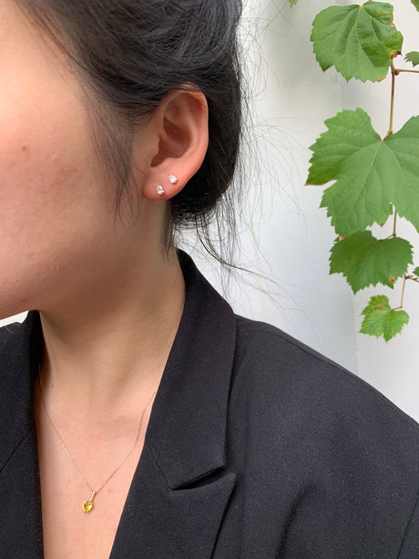 Diamond Dewdrop Reversible Earring