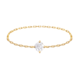 Diamond Dot Chain Ring 18k gold Stackable ring