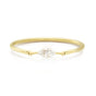 Diamond Marquise Petite Circle Ring 14k gold stackable ring