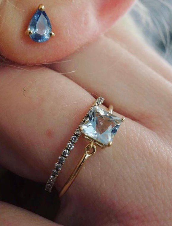 Diamond Micro Pave Infinite Ring