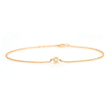 Diamond Petite Button Bracelet