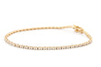 Diamond Tennis Bracelet 18k gold stackable design