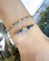 Ceylon Sapphire Compass Bangle