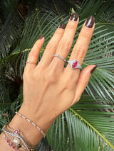 Siam Ruby & Diamond Apex Ring