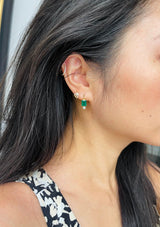 Emerald & Diamond Awakening Earrings