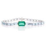 Emerald & Aquamarine Demeter’s Spring Bracelet