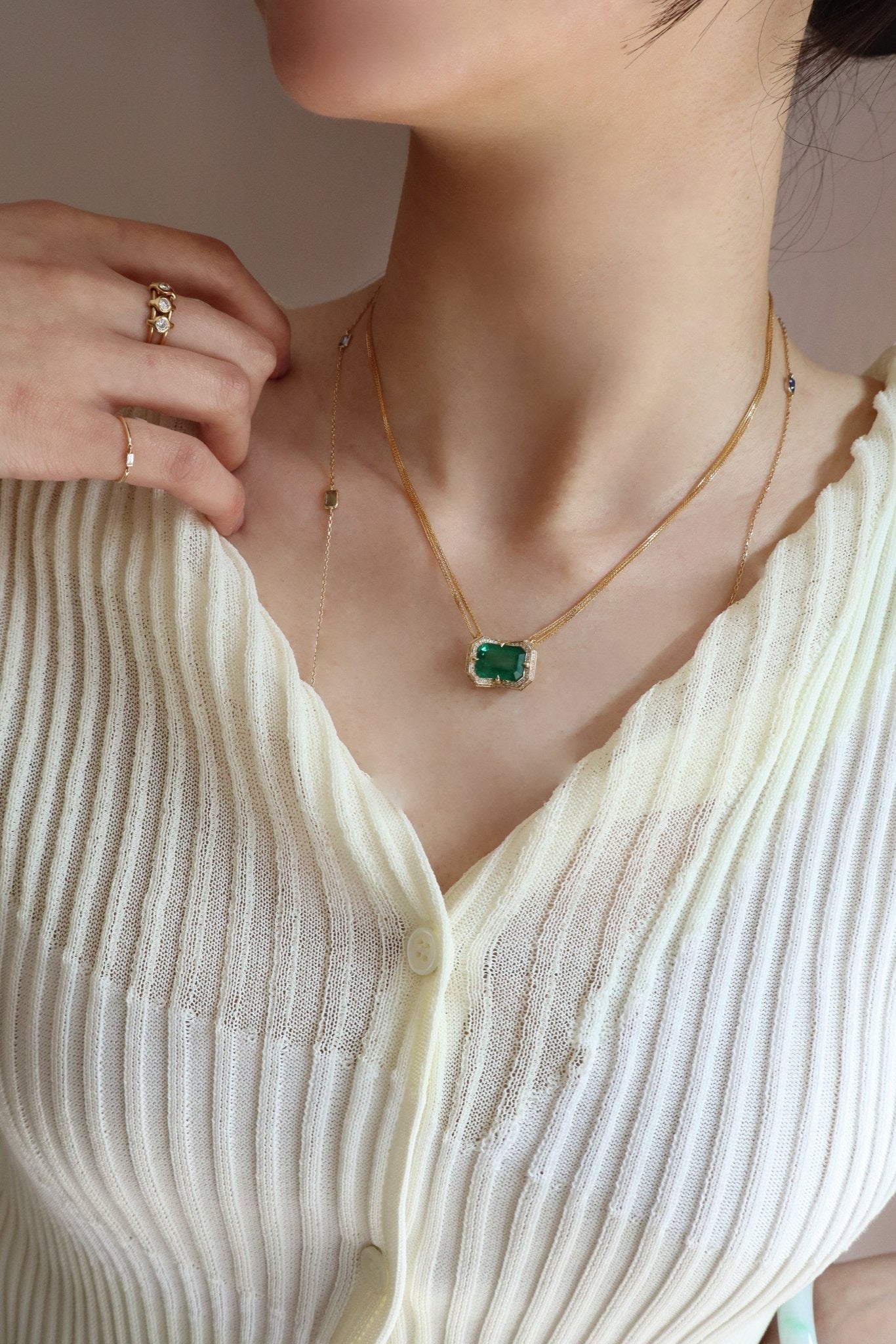 Emerald Aurora Supreme Necklace
