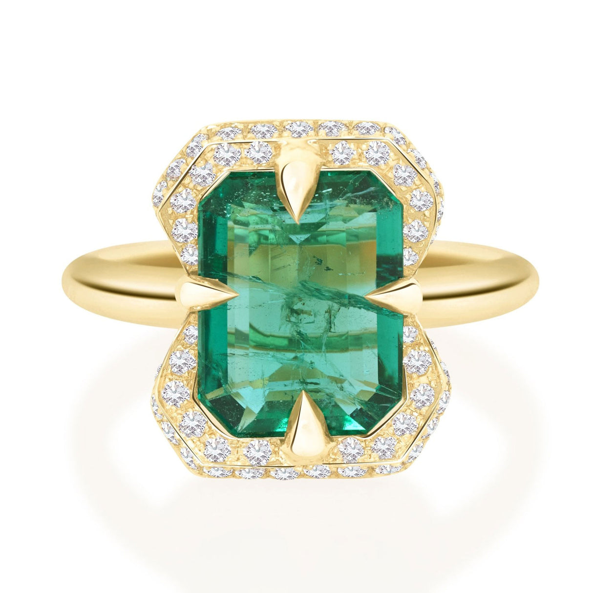 Emerald Aurora Ring
