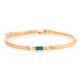 Gemstone Bar Herringbone Bracelets