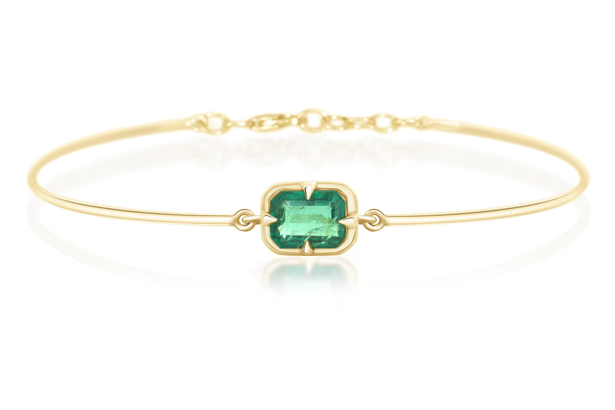 Emerald_Compass_Bangle_18K_gold_stackable_design_1
