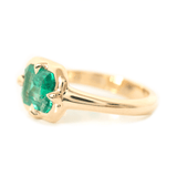 Emerald Compass Ring 18K engagement ring 1