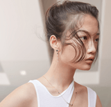 Emerald Diamond Sapphire & White Topaz Starry Nights Earrings