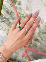 Emerald & Diamond eternal Ring