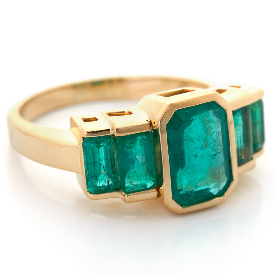 Emerald Echo Ring
