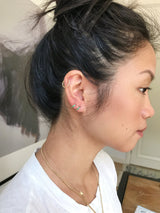 Emerald Huggie Earring