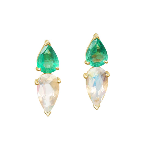 Emerald_Moonstone_earrings_18K_gold_handmade_fine_jewelry