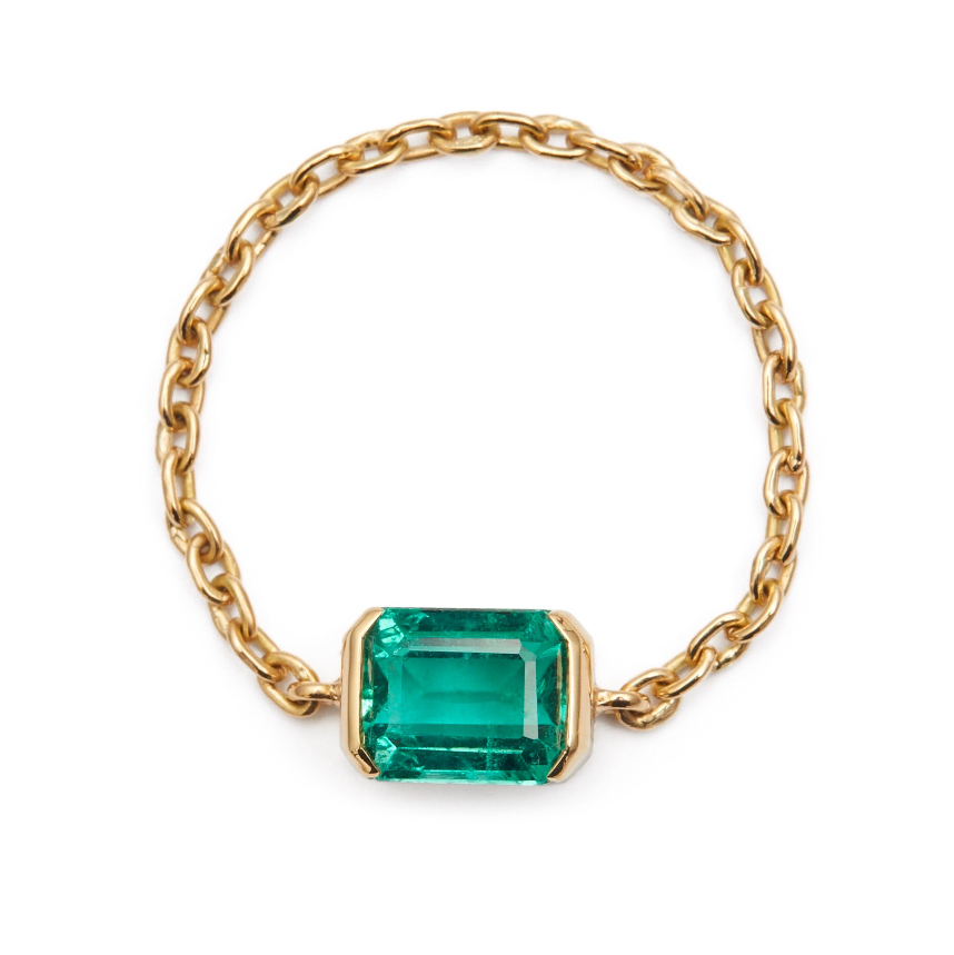 Emerald Supreme Chain Ring