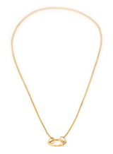 Fisheye Closure Necklace 18k handmade fine jewelry