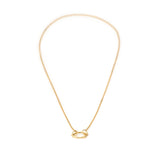 Fisheye Closure Necklace 18k handmade fine jewelry 2