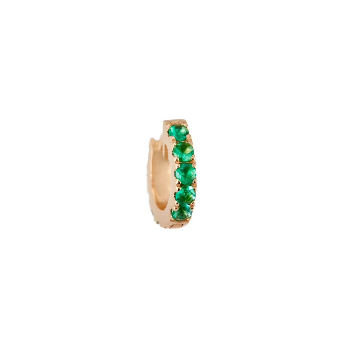 Emerald Huggie Earring