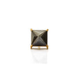 Black diamond earring in 18k gold