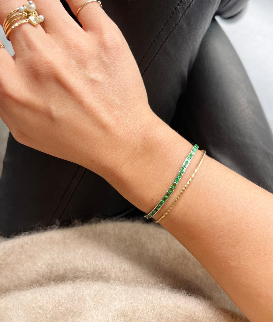 Tsavorite Gaia bracelet