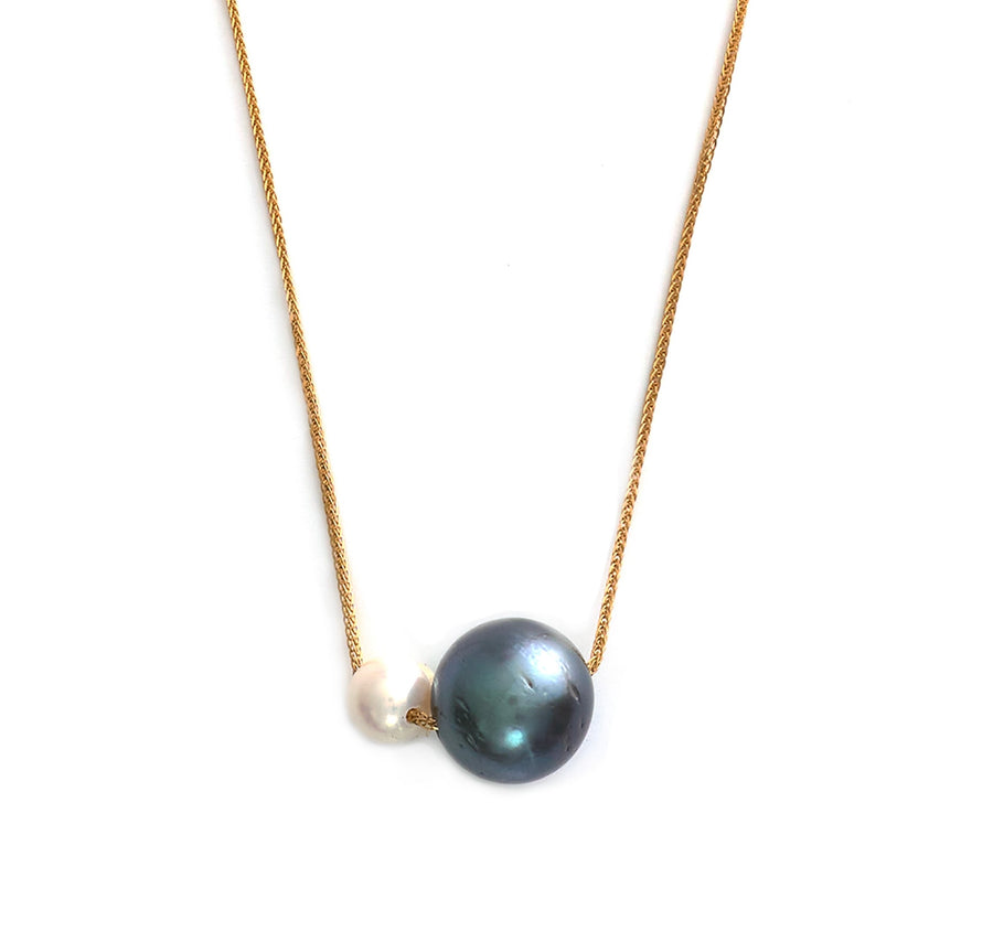 Tahitian Pearl duo necklace