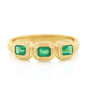 Gemstone Baxter Ring 18k gold  Stackable ring 