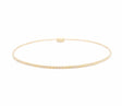 Gold Twist Bangle 18k gold stackable design